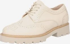 Gabor Veterschoenen Veterschoen Dames Crème