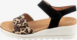 Gabor Sandalen Met Hak Sandalen Met Riem Dames Lichtbeige / Zwart -Aanbiedingen Gabor Winkel 094131baa4dbddf5c2ef4e8e7d9090e6