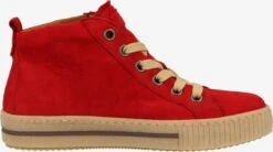 Gabor Hoge Sneakers Sneakers Hoog Dames Vuurrood -Aanbiedingen Gabor Winkel 1fc63740e3052f0595357236a4162947