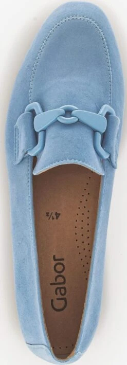 Gabor Loafers Instappers Dames Lichtblauw -Aanbiedingen Gabor Winkel 28deac097519021ca03180a90b7303cc