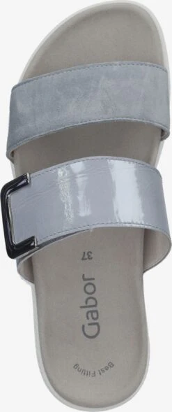 Gabor Plateau Sandalen Muiltjes Dames Lichtblauw -Aanbiedingen Gabor Winkel 2fdeef56cbb0e65cf9d9ef500c654f66