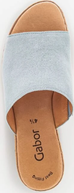 Gabor Sandalen Met Hak Muiltjes Dames Zilvergrijs -Aanbiedingen Gabor Winkel 3271fe895b0675aecffcec11ed6ac7de