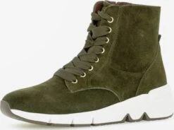 Gabor Laarzen Veterlaarzen Dames Groen