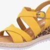 Gabor Sandalen Met Hak Sandaal Dames Geel
