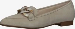 Gabor Loafers Instappers Dames Beige / Crème / Donkerbeige