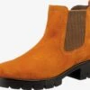 Gabor Enkellaarsjes Chelsea Boots Dames Donkeroranje -Aanbiedingen Gabor Winkel 6189e6f43daa2ae7c4103c295ae0059b