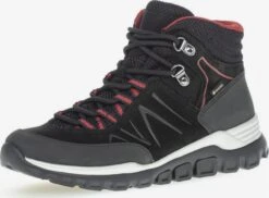 Gabor Enkellaarsjes Veterlaarsjes Dames Antraciet / Zwart