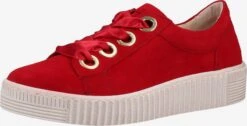 Gabor Casual Sneakers Sneakers Laag Dames Karmijnrood
