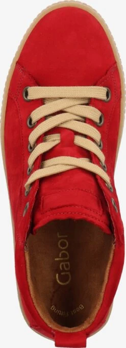 Gabor Hoge Sneakers Sneakers Hoog Dames Vuurrood -Aanbiedingen Gabor Winkel 74a8128fcd38a5179972556d539870de