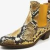 Gabor Enkellaarsjes Chelsea Boots Dames Donkergeel