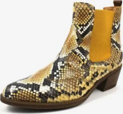 Gabor Enkellaarsjes Chelsea Boots Dames Donkergeel