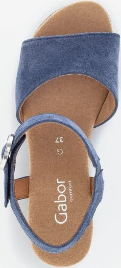 Gabor Sandalen Met Hak Sandaal Dames Blauw -Aanbiedingen Gabor Winkel 8877a3dd8a29637f93db9e4836d019e5