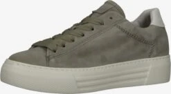 Gabor Casual Sneakers Sneakers Laag Dames Olijfgroen