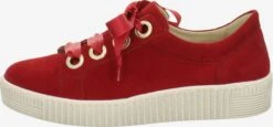 Gabor Lage Sneakers Sneakers Laag Dames Rood -Aanbiedingen Gabor Winkel 97cde8a0539538cf59a55486cc57f43c