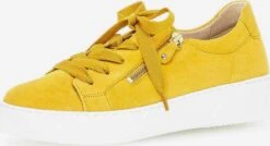 Gabor Fashion Sneakers Sneakers Laag Dames Geel