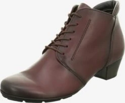 Gabor Enkellaarsjes Veterlaarsjes Dames Pastelrood