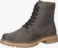 Gabor Enkellaarsjes Veterlaarsjes Dames Donkergrijs