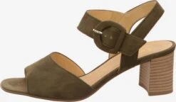 Gabor Sandalen Met Hak Sandaal Dames Olijfgroen