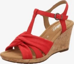 Gabor Sandalen Met Hak Sandalen Met Riem Dames Rood