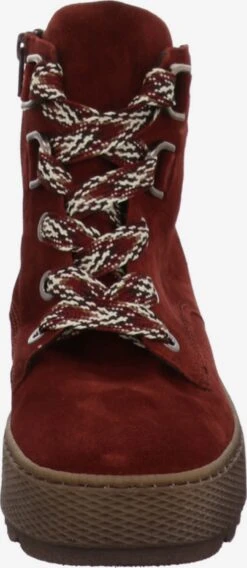 Gabor Enkellaarsjes Veterlaarsjes Dames Kersrood -Aanbiedingen Gabor Winkel d69457899de5b431536e1589362f2433