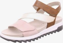 Gabor Sandalen & Slippers Sandaal Dames Bruin / Pastelroze / Lichtroze