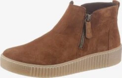 Gabor Overige Enkellaarsjes Enkellaarsje Dames Cognac