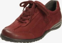 Gabor Veterschoenen Sportieve Veterschoen Dames Bloedrood