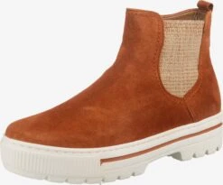 Gabor Enkellaarsjes Chelsea Boots Dames Roestbruin / Lichtbruin