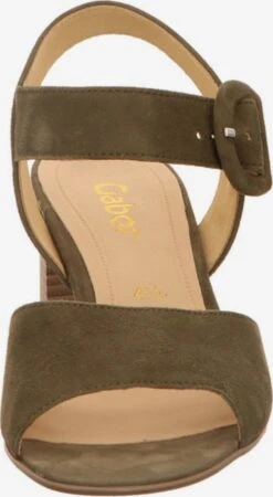 Gabor Sandalen Met Hak Sandaal Dames Olijfgroen -Aanbiedingen Gabor Winkel fed80fb96bd1545fb0811ffd439ed165