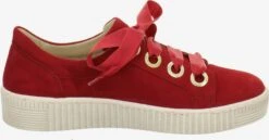 Gabor Lage Sneakers Sneakers Laag Dames Rood -Aanbiedingen Gabor Winkel ff17ca29a8e94eb10334e92a948f25fb